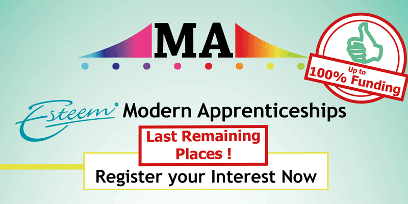 Modern Apprenticeship programmes- Last few places still available!