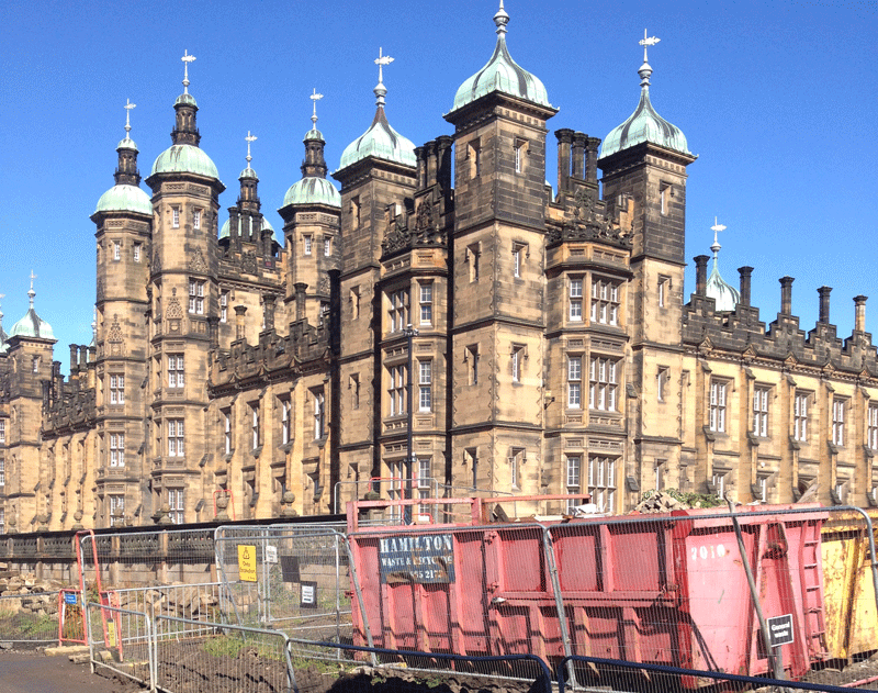 A historical location is always a good one for on-site visits- especially for Allan!