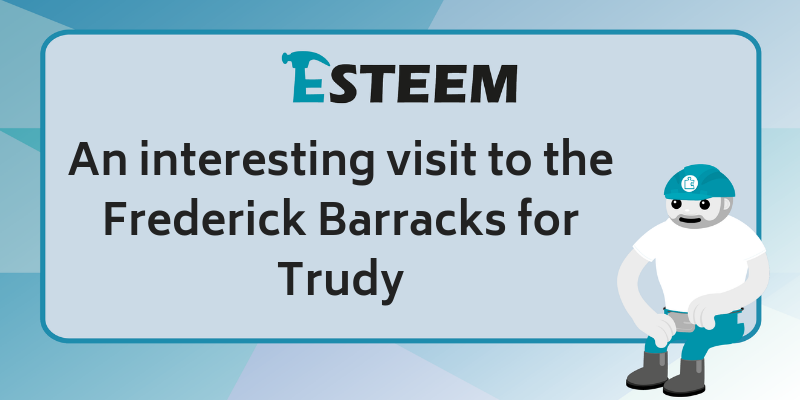 An interesting visit to the Frederick Barracks for Trudy