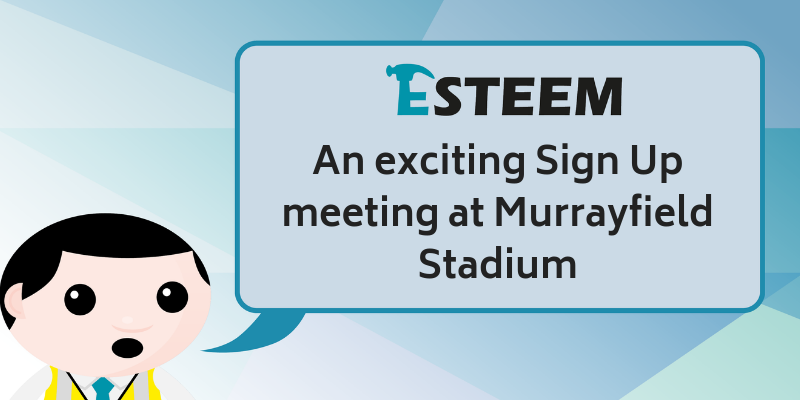 An exciting Sign Up meeting at Murrayfield Stadium