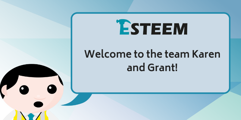 Welcome to the team Karen and Grant
