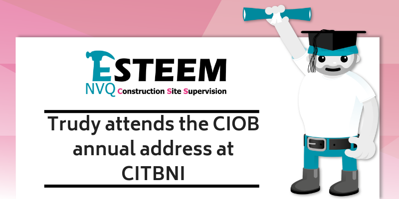 Trudy attends the CIOB annual address at CITBNI