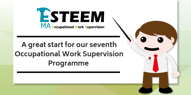 The beginning of our 7th, MA Occupational Work Supervision Programme