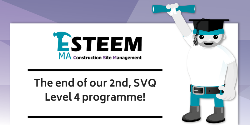 A successful end for our 2nd, SVQ Level 4 programme