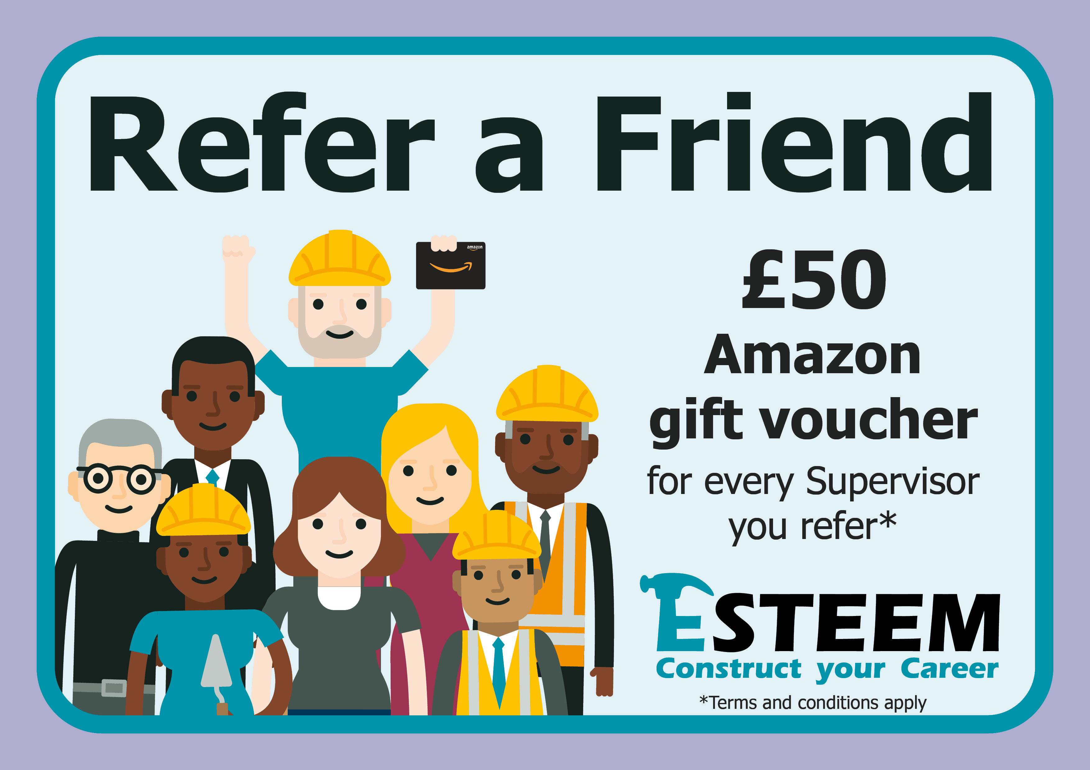 Refer a friend and collect a £50 Amazon gift card